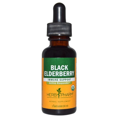 Herb Pharm, Black Elderberry Extract, 1 OZ