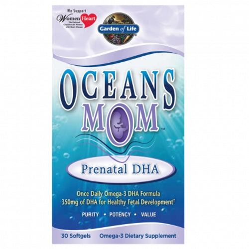 Garden of Life, Oceans Mom, 30 Softgels