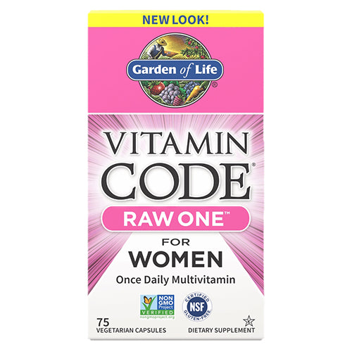 Garden of Life, Vitamin Code, Raw One for Women 75 Caps