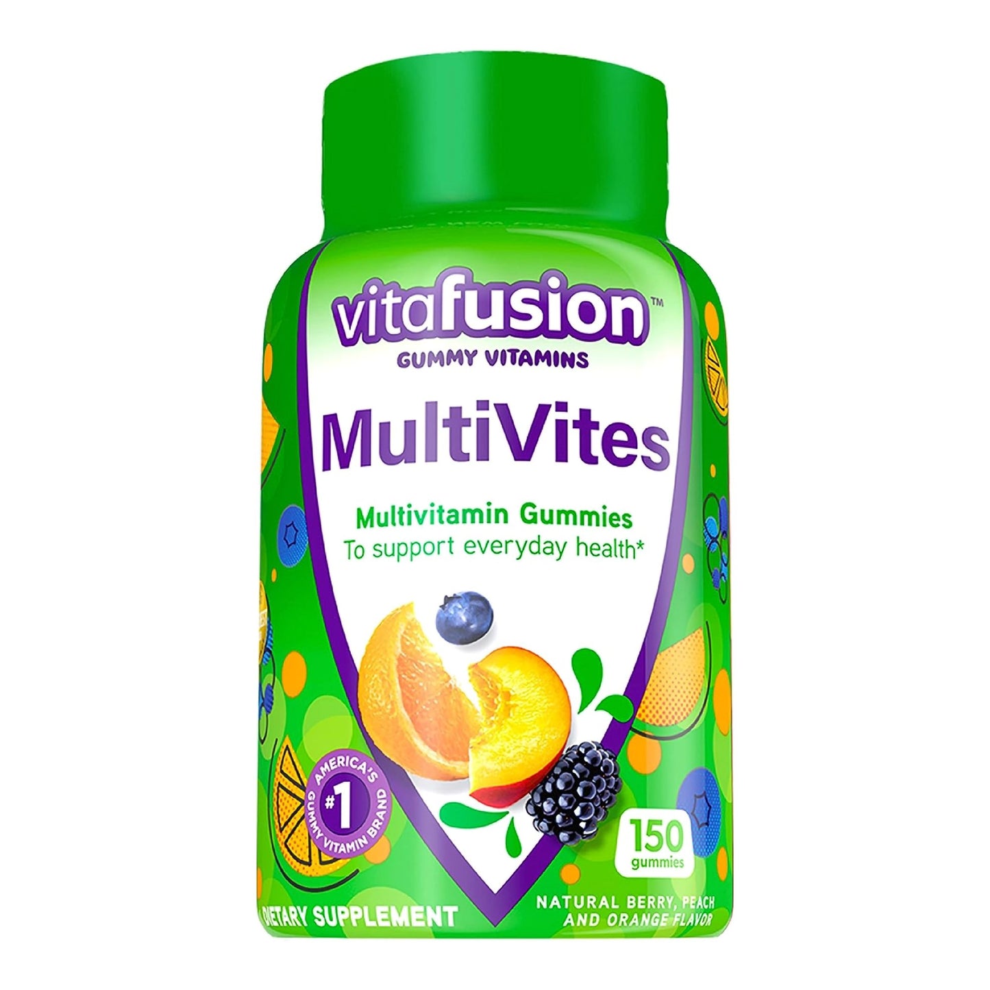 Vitafusion MultiVites Adult Complete Multivitamin Gummy Assorted Fruit - 150 Count