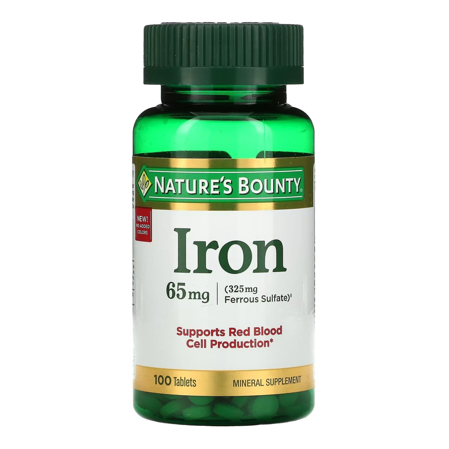 Nature's Bounty Iron 65 mg - 100 tablets