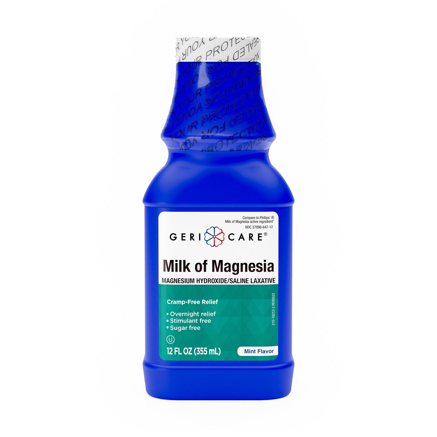 Milk of Magnesia Laxative, Mint Flavor - 12 Fl Oz