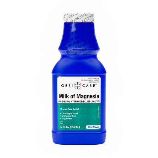 Milk of Magnesia Laxative, Mint Flavor - 12 Fl Oz