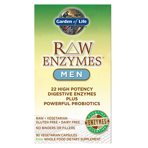 Garden of Life, RAW Enzymes Men, 90 caps