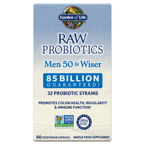 Garden of Life, RAW Probiotics Men, 50 & Wiser 90 caps