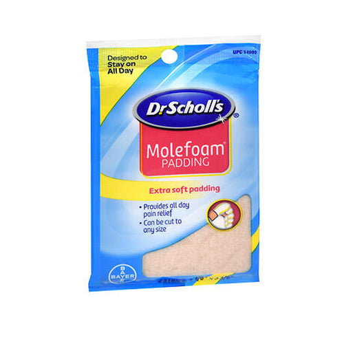 Claritin, Dr. Scholls Molefoam Padding, 2 each