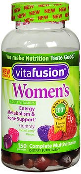 Vitafusion Multivitamin Supplement, Vitamins A, B, C, D And E, Mixed Berry Flavor - 150 count