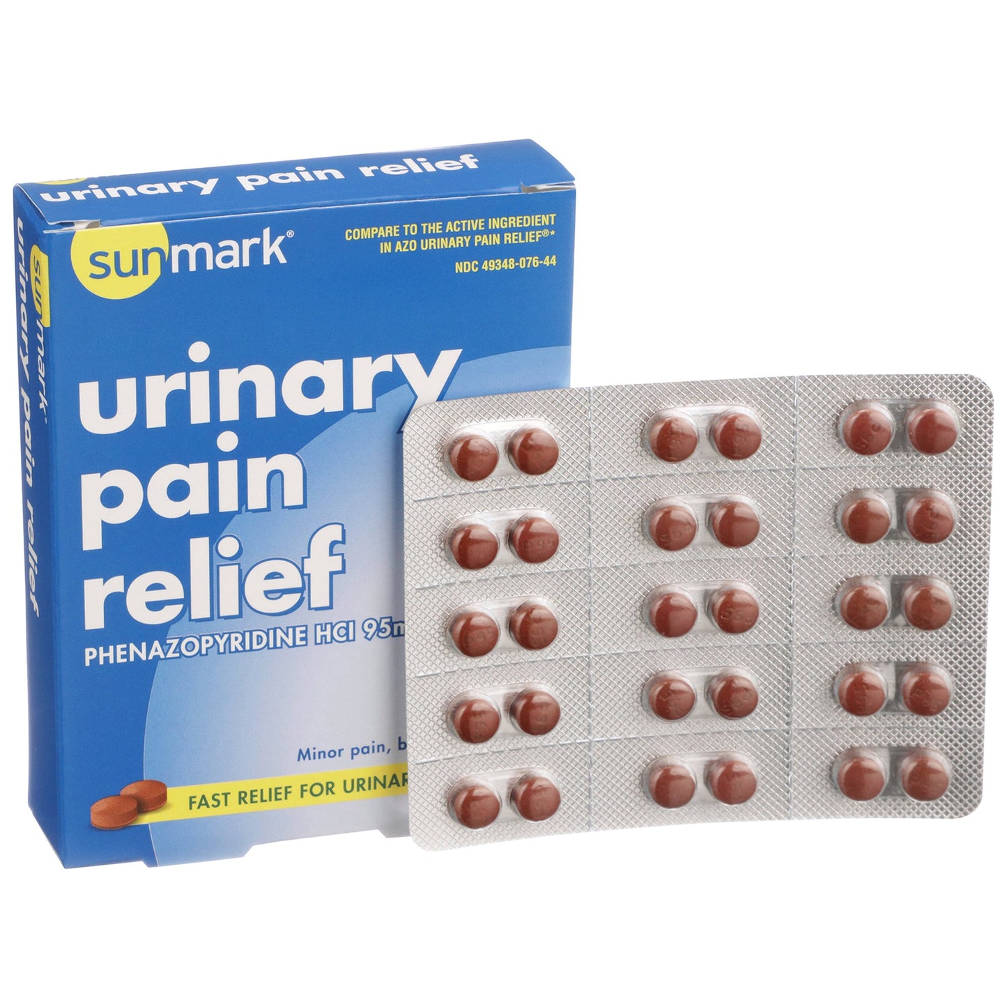 sunmark Urinary Pain Relief Tablet Phenazopyridine 95 mg - 30 tablet