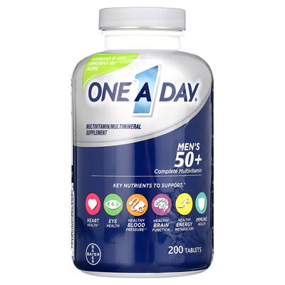 One A Day men 50+ multivitamin - 200 count